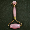 Hongzhuo Natural Premium Authentic Rose Quartz Roller Jade Stone Gem Jade Roller Massager