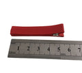 Non Slip Grosgrain Ribbon Wrapped Lined Alligator Hair Clip With No Teeth