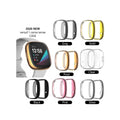 ShanHai Screen Protector TPU Cover for Fitbit Versa 3/Sense Watch Case Lightweight Bumper Scratch-resistant Shell Accessories