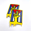 Custom Printing Vinyl Stickers Adhesive Waterproof PVC Label Company Logo Die Cut Stickers