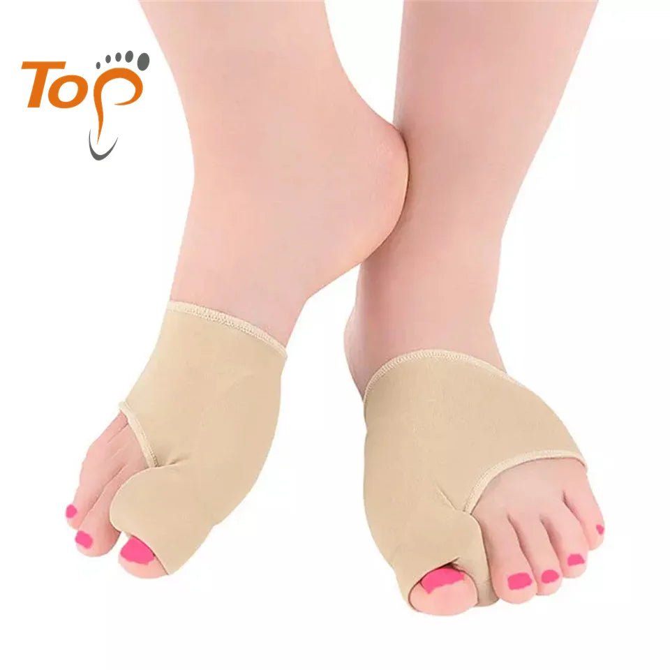Silicone Gel Sleeve Hammer Straightener Socks Spreader Hallux Valgus Protector Big Toe Separator Bunion Corrector