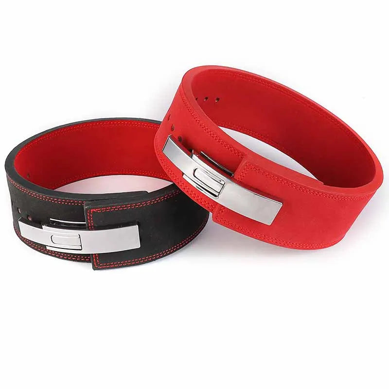 Custom Logo Back Support Body Building Leather Weightlifting Power Gym 13mm Powerlifting Lifting Training Lever Belt