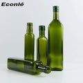 Antique Green Manufacturer 250ml 500ml 750ml Marasca Glass Bottle with Screw Cap and Decal for Olive Oil