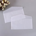 Wholesale Handmade Translucent Glassine Envelopes Custom Logo Recyclable Paper Hot Stamping Wedding Cards Packaging Printing