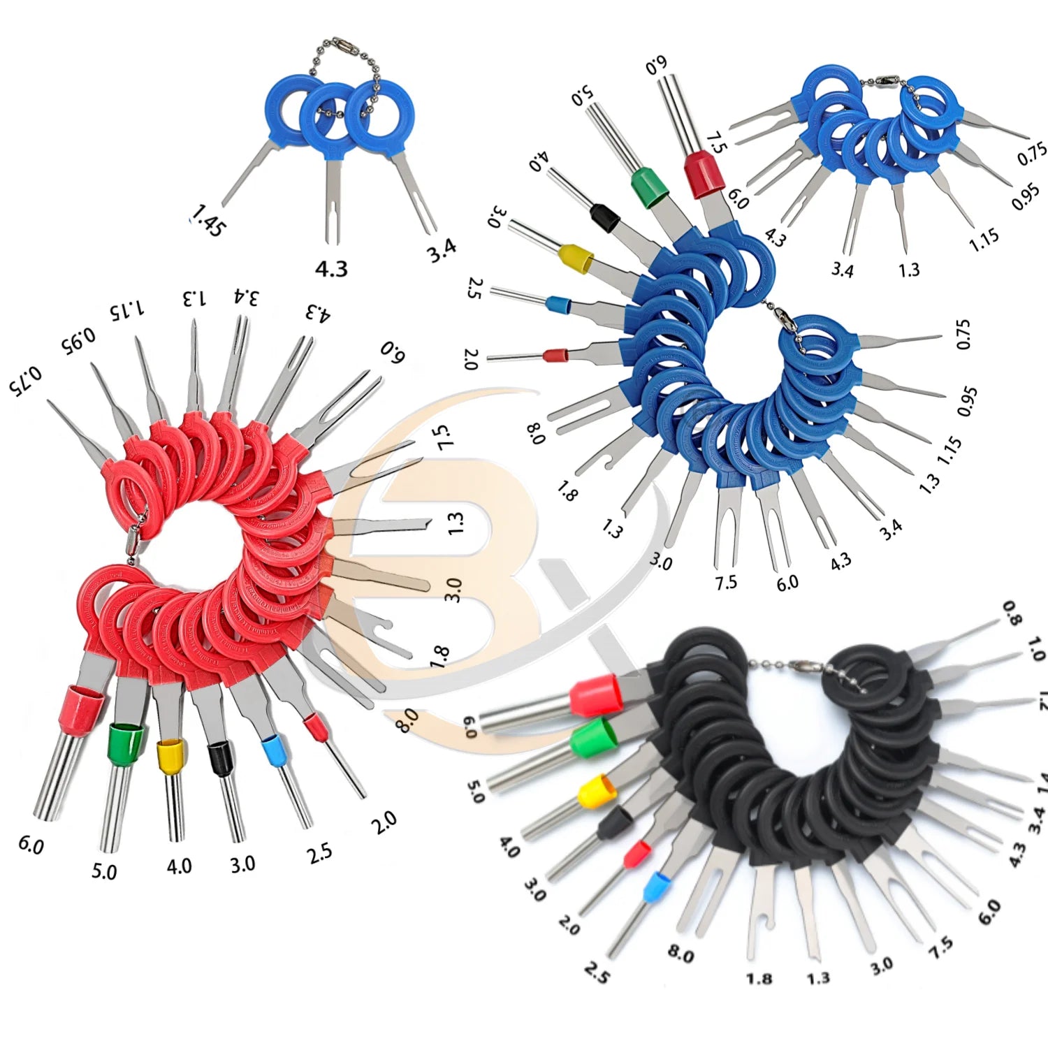66pcs Auto Harness Connector Crimp Terminal Extract Tool