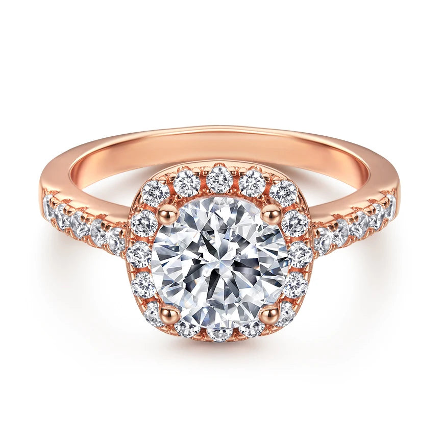 Jewelry Manufacturers Wholesale 925 Sterling Women Wedding Ring Custom S925 Couples Set Cz Starling Silver Rings