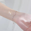 Gold Plated Leaf Bracelets 925 Sterling Silver Vintage Chain Link Charms Wholesale Girl Lady Armband