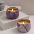 Wholesale 12oz Metal Candle Jar With Lid Popular Style Round Bottom Candle Jars for Candle Making