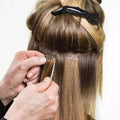 100 Human Hair Ombre Color Extensions Clip in Brown to Blond Invisible Tape in Human Hair Extension