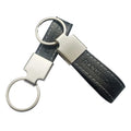 Custom Logo Luxury Debossed Car Key Logo Leather Key Chain Metal PU Genuine Leather Keychains for Bag Gift