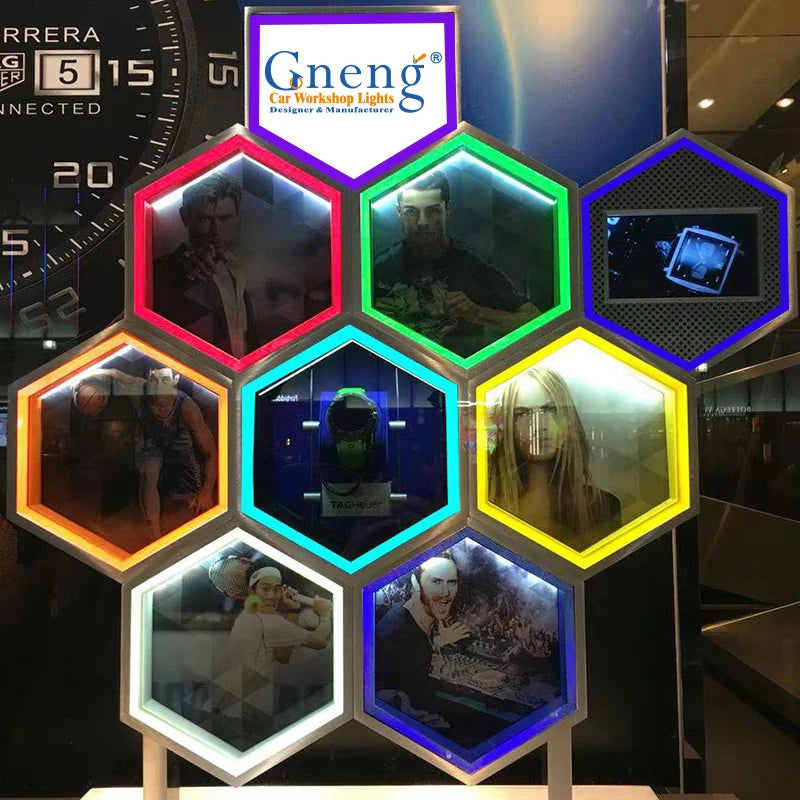 Fashionable Rgb Led Stage Light Bar Atmosphere Remote Control Honeycomb Nightclub Lights