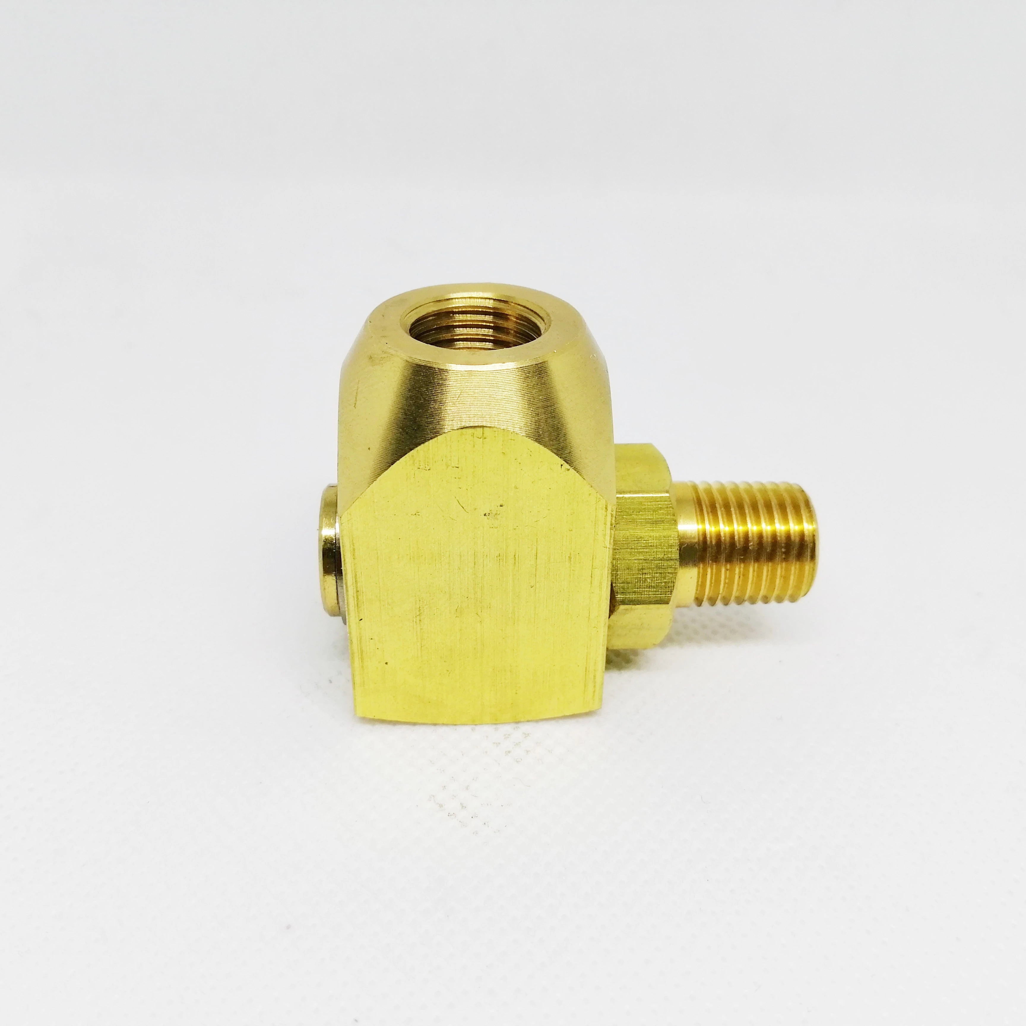 High Pressure Washer Fitting 1/4 Inch NPT 90 Degree Swivel Coupling