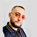Brand Luxury Sun Glasses Custom Shades Rimless square Frames Sunglasses Men Sun Shade Fashion Glasses