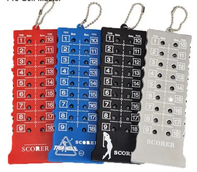 Ready to Ship 18 Hole Golf Score Counter Golf Stroke Counter Scoreboard with Key Chain