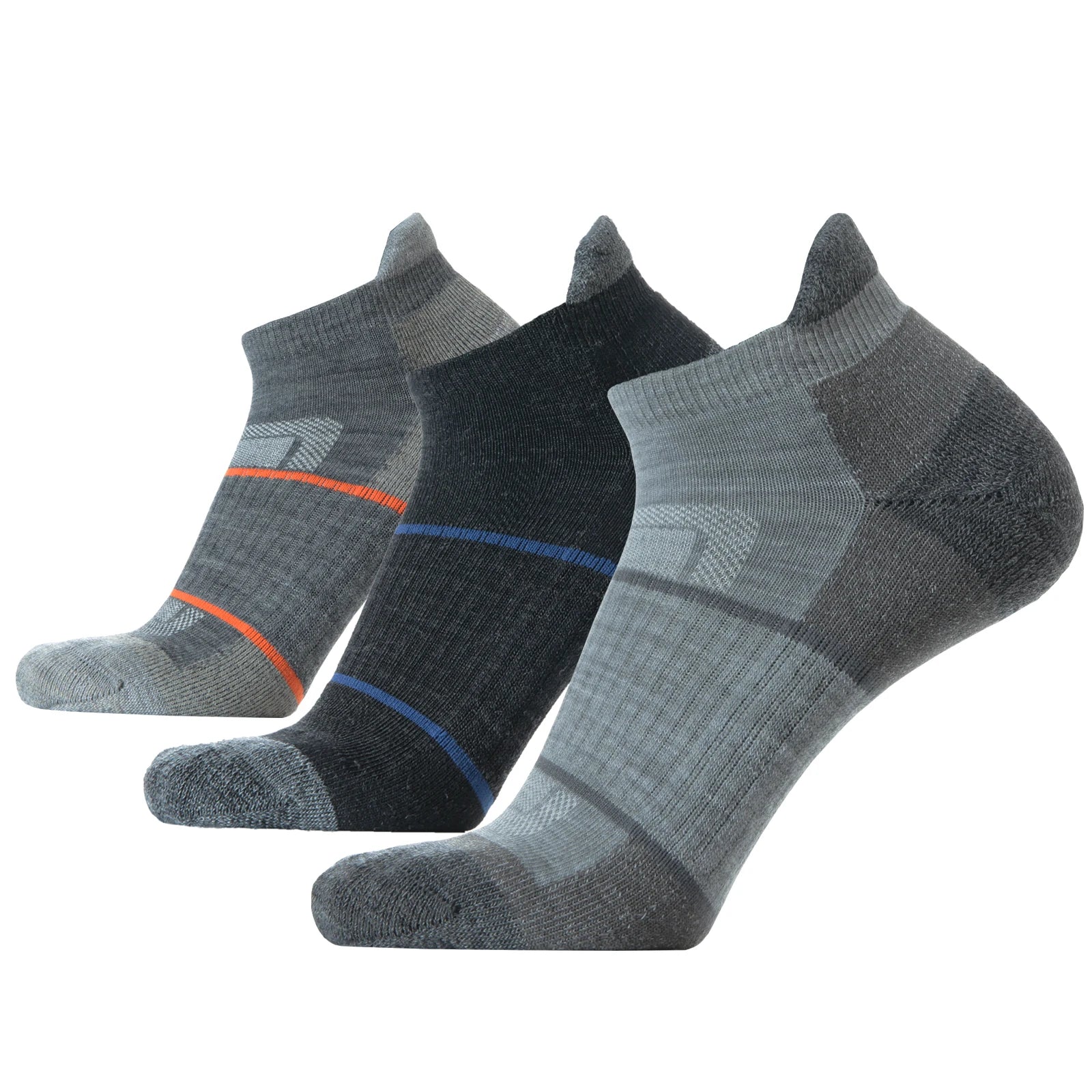 Unisex Merino Wool Knitted Thick Cushioned Hiking Trekking Socks with Custom Logo on Body Autumn Sport Socks