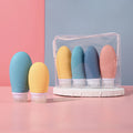 Wholesale Collapsible Squeeze Bottle Cosmetic Silicone Lotion Skincare 60Ml 100Ml Shampoo Bottle Travel Bottle Set for Tour