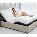 Modern Bedroom Furniture Electric Bed Base Remote Control Customize Size Adjustable Bed Frame