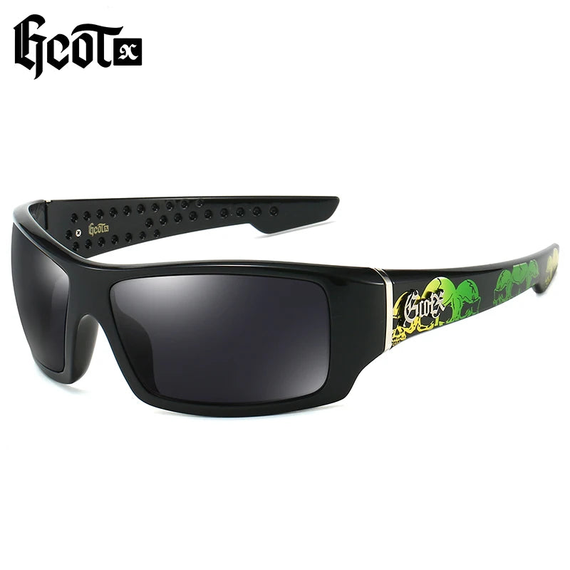 GCOTX  Fashion Motorcycle New Sunglasses  Men  Spring Sunglasses 2026 High Quality UV400 Polarized Trendy Retro Sunglasses
