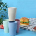 Wholesale High Quality Four Sets of Wheat Straw Household Drinking Plastic Toothbrush Cup