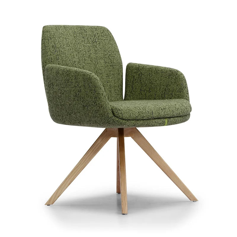 High Quality Nordic Light Luxury Living Room Furniture Leather Leisure Chair