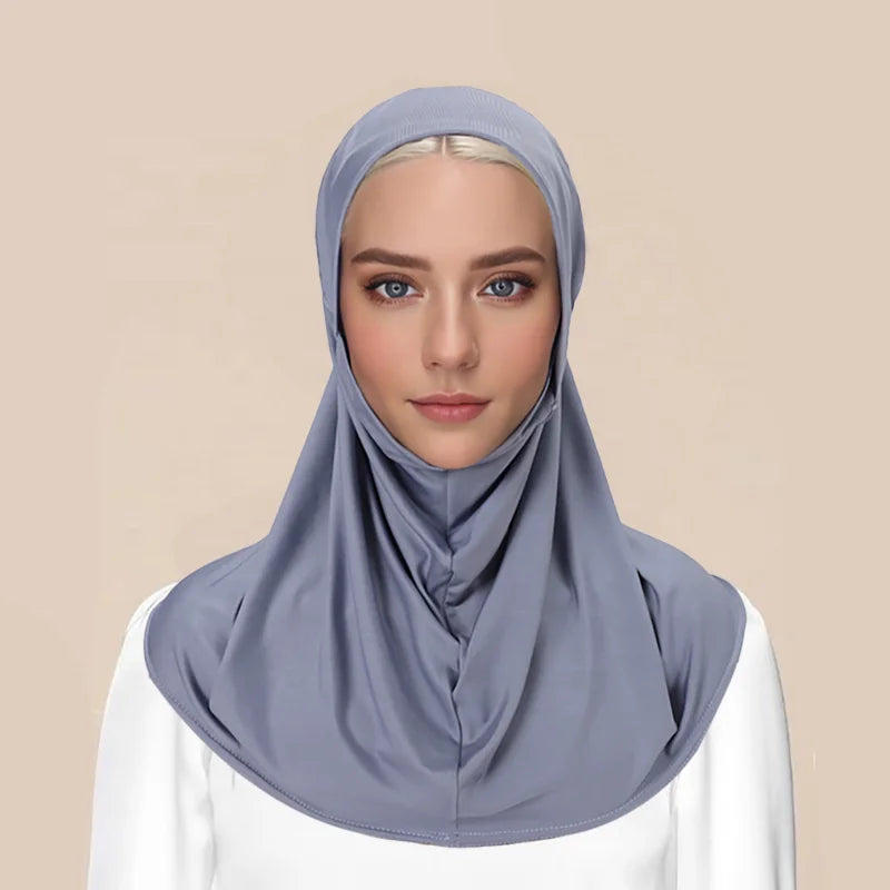 Wholesale Malaysian Ready to Wear Turban Jilbab Khimar Crystal Hemp Plain Ladies Muslim Women Premium Kerudung Instant Hijabs