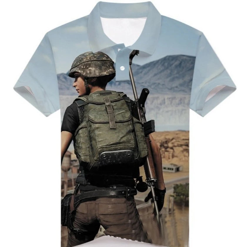 Wholesale Custom China Supplier Sublimation Printed Golf Polo Shirt