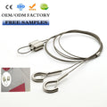 Heng Da Zinc Alloy Flexible Wire Suspension Hanging Kit Adjustable Point Connection Spring Hook Light Lifters 3-Year Warranty