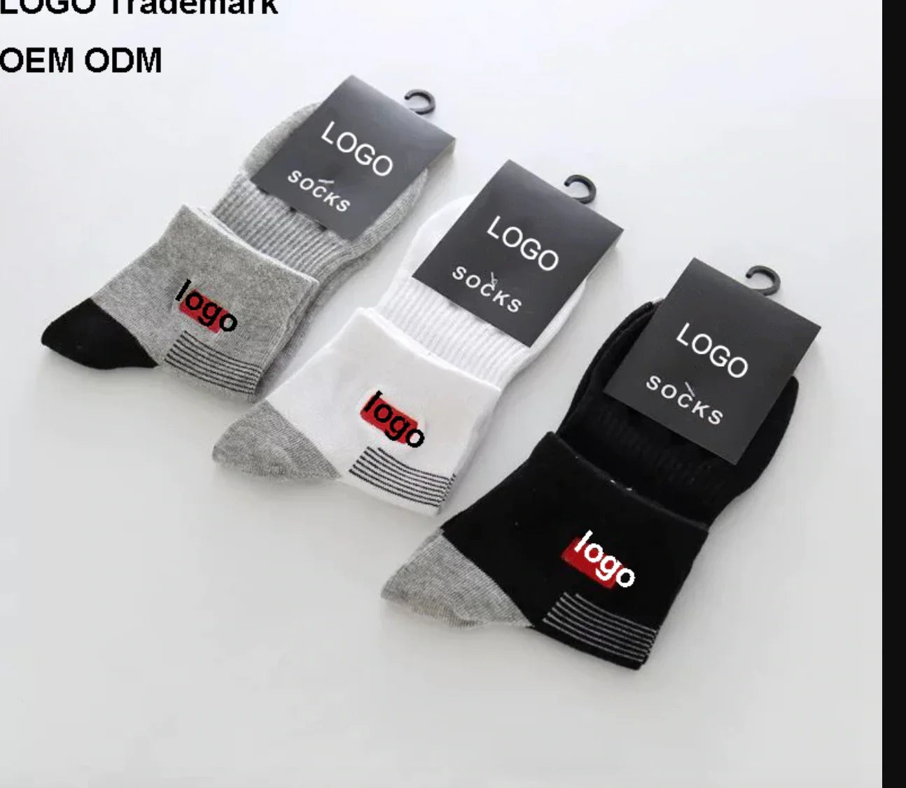 Customized Socks Logo  Packages Boxes Factory Wholesale Customize