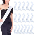 White Satin Sublimation Birthday Sash Bridesmaid Sash Party Shoulder Straps Welcome Belt