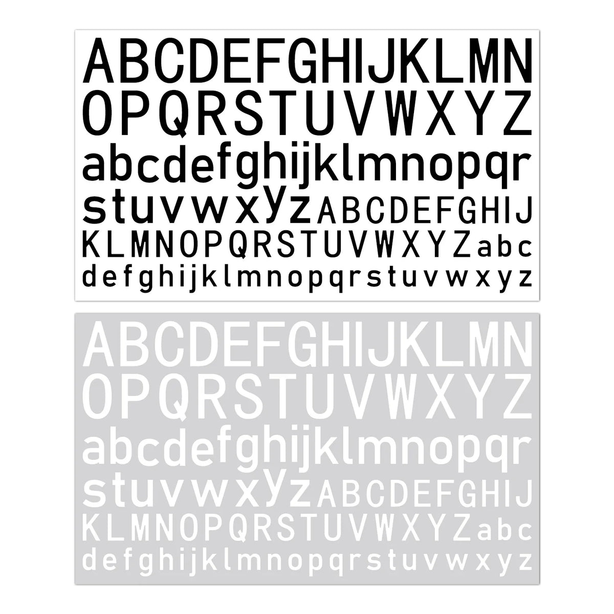 Custom Letter StickersVinyl Waterproof Alphabet Sticker Sheets Kiss Cut Letter Label Self Adhesive Decorative Decal
