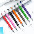 Rubber Plastic Advertising Ballpoint Pen Customized Laser Printing logo Metal Pen Business Touch Screen Capacitor Wholesale Pen
