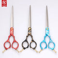 HUASIS HU55 Light Weight Shear for Pet Grooming Tool 6.5inch 7inch Aluminum Handle Scissors 440C Super Hand Feeling