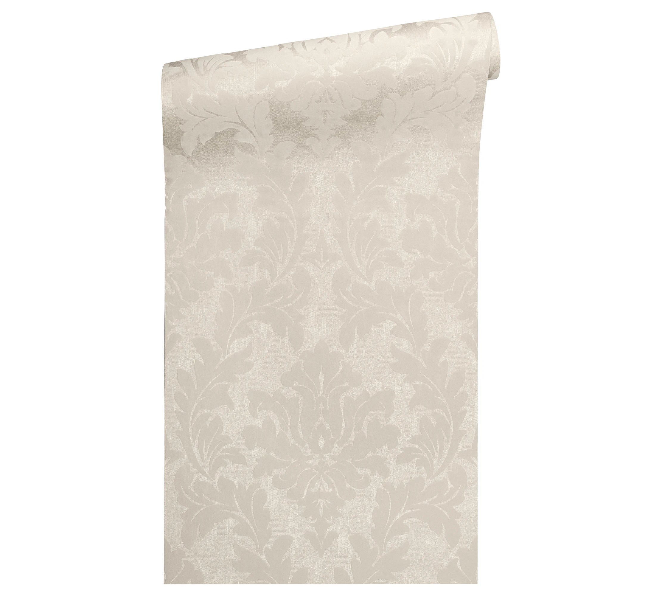 Hot Selling A.S. Cration Germany Luxury Non-Woven Brown Wallpaper Damask Pattern Design Traditional Home Apartment Decoration