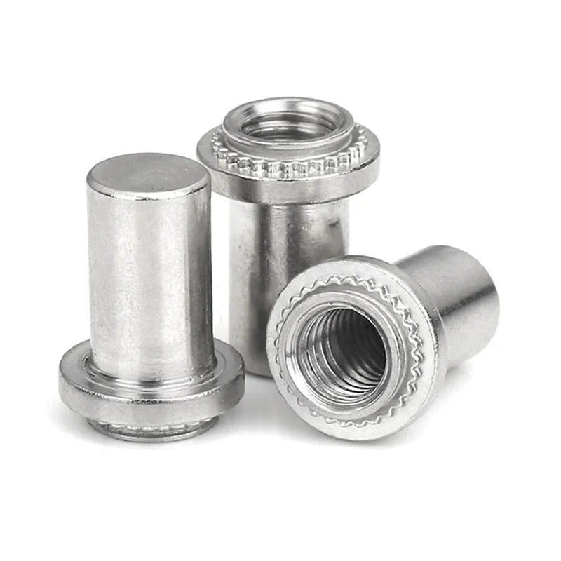 Blind Pressure Riveting Nut BS M3-M8 Standard Self Clinching Waterproof Zinc Plated Stainless Steel Standoff ISO9001 Certified