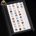 Goldleaf RTS Wholesale Cushion Cut Plating Full Multicolor Moissanite Diamond with GRA Certificate Moissanite Loose Gemstones