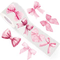 Pink Bowknot Sealing Stickers 500 Stickers/Roll Cute Blessing Packaging Decoration Material for Food and Gift Boxes