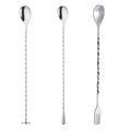 Wuyi Camol Factory Top Seller Custom Stainless Steel Cocktail Stirrers Swizzle Stick Bar Spoon Cocktail Mixing Stirrer for Drink