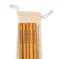 Custom Bamboo Straws Set Package with Custom Package Eco Friendly Products