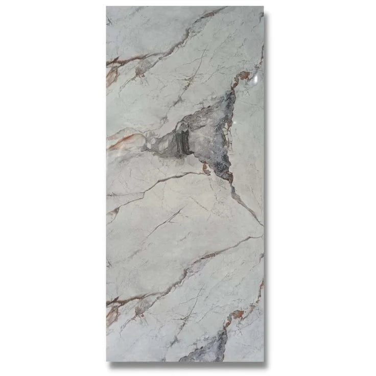 Modern High Glossy False Marble Stone Panel UV Sheet PVC Marble Wall Decoration Panel for Hotel and Household Use Waterproof