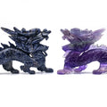 New Arrival Products Fluorite Sodolite Chinese Dragon Crystal Carving Crystal Dragon for Decoration