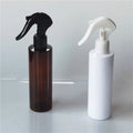 300ml PET Cylinder Flat Shoulder Pump Sprayer White Plastic Empty Cosmetic Packaging Lotions Facial Cleanser Shampoo Custom PP