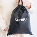 Premium Reusable Black Twill Polyester Fabric Drawstring Storage Packing Pouch Bag