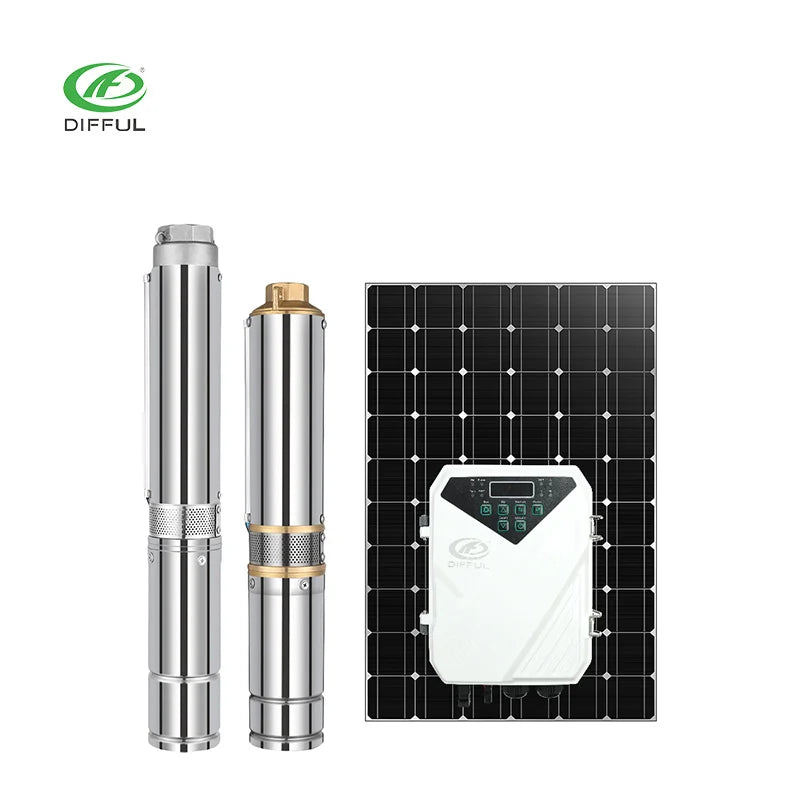Difful Brand 135m  2HP  Solar Deep Well  Pump for Deep Well