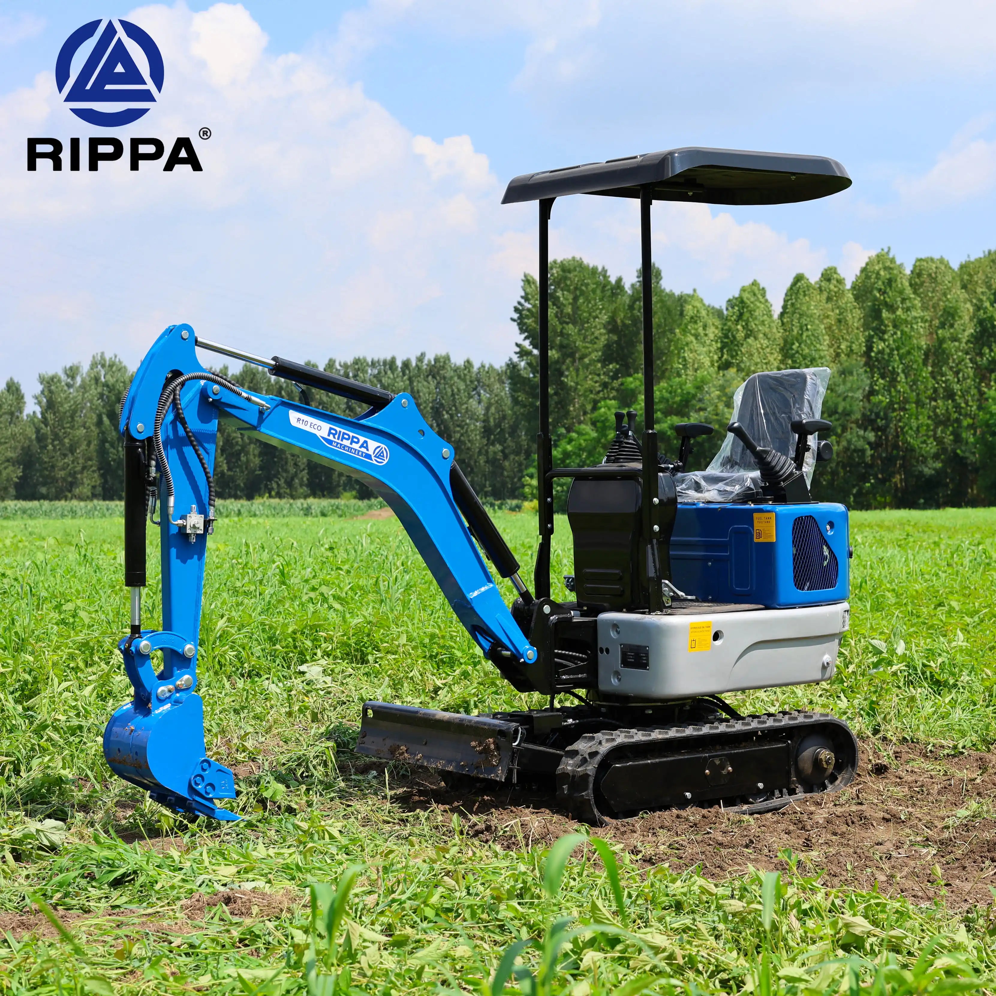Cheap Price EPA Chinese Mini Excavator Small Digger Farm Crawler Excavator 1 Ton 2 Ton New Bagger for Sale