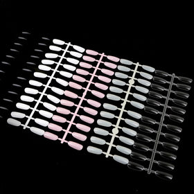 Wholesale 240pcs Nail Display Tips Full Cover Soft Gel Tips Practise Tips Nail Gel Polish Color Display Polish Practice Sticks