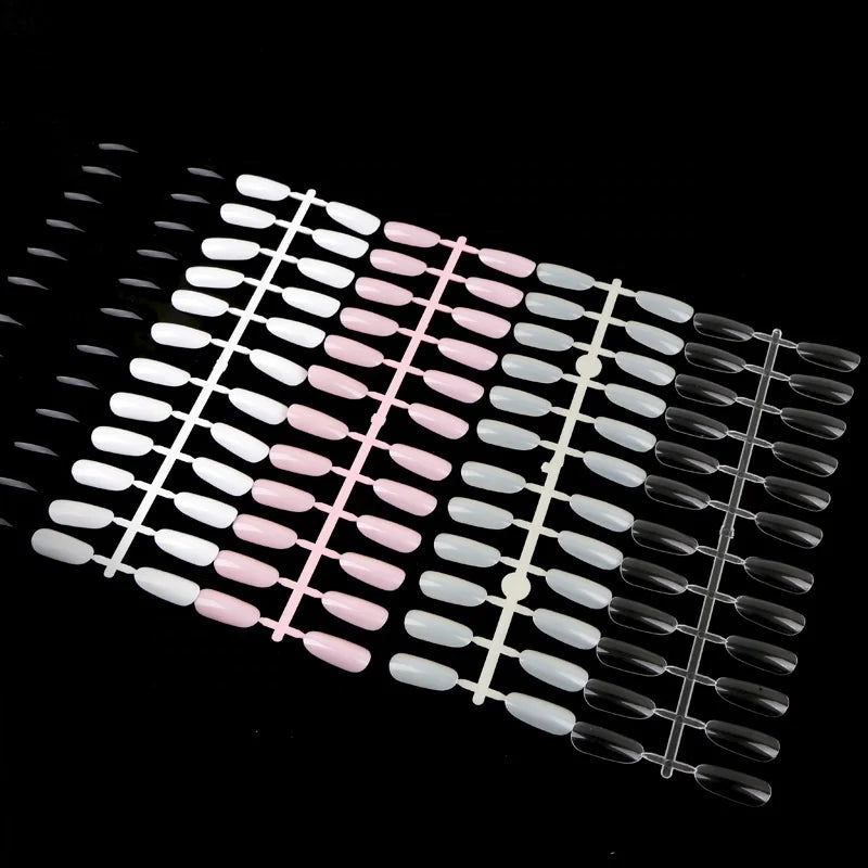 Wholesale 240pcs Nail Display Tips Full Cover Soft Gel Tips Practise Tips Nail Gel Polish Color Display Polish Practice Sticks
