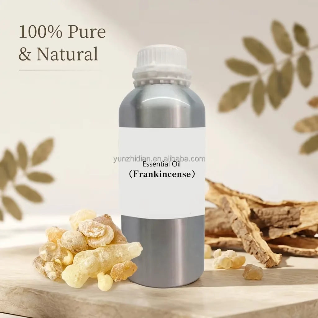 100% Pure Natural Frankincense Essential Oil Bulk Therapeutic Grade Boswellia Carterii Oil for Aromatherapy Stress Relief