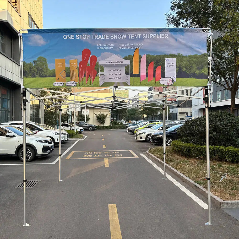 Custom 300D Heavy Duty Aluminum Frame Outdoor Advertising Tent Banner 10*10 Promotion Expo Canopy Display Pop Billboard 3x3 Size