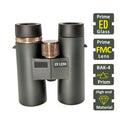 ED Glass 8x42 10x42 Binoculars Waterproof Fogproof Telescope with Extra-Low Dispersion Objective Lens