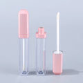 Empty Clear Pink Lip Gloss Tube 8ml 9ml W Doe Foot
